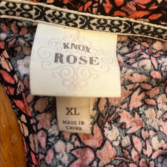 Knox Rose Pink and Black Floral Dress - Picture 2 of 2